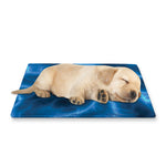 Blue Plasma Print Pet Cooling Mat Cover