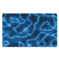 Blue Plasma Print Polyester Doormat