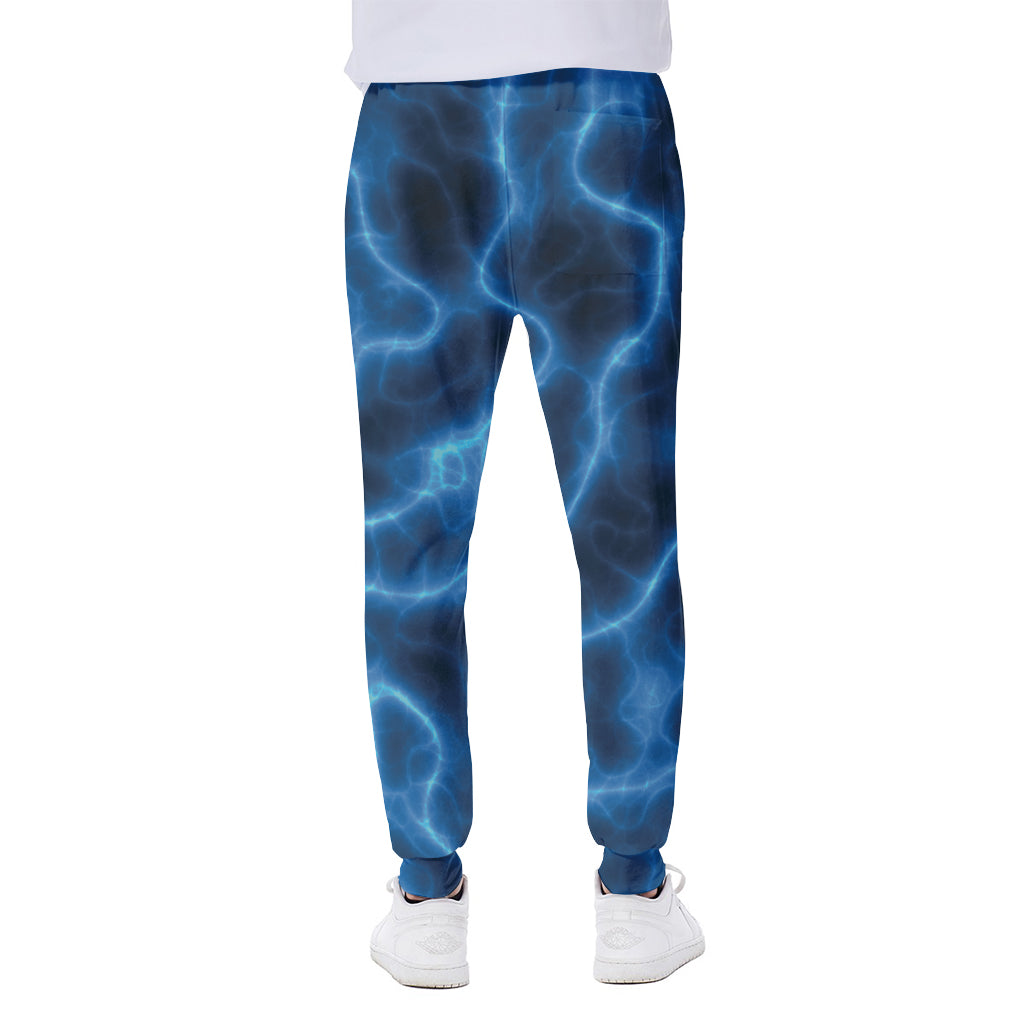 Blue Plasma Print Scuba Joggers
