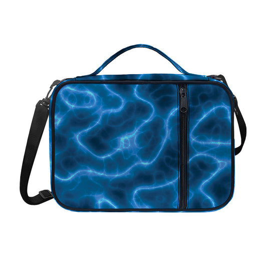 Blue Plasma Print Shoulder Strap Bible Bag