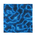Blue Plasma Print Silk Bandana