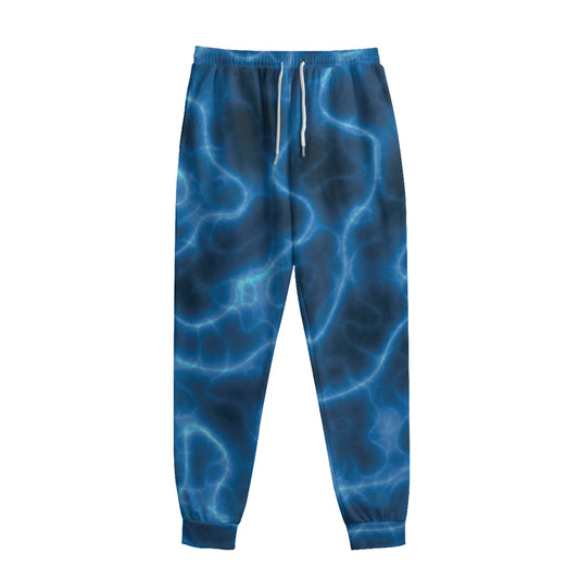 Blue Plasma Print Sweatpants