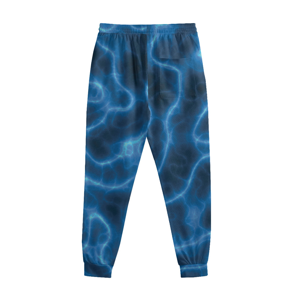 Blue Plasma Print Sweatpants