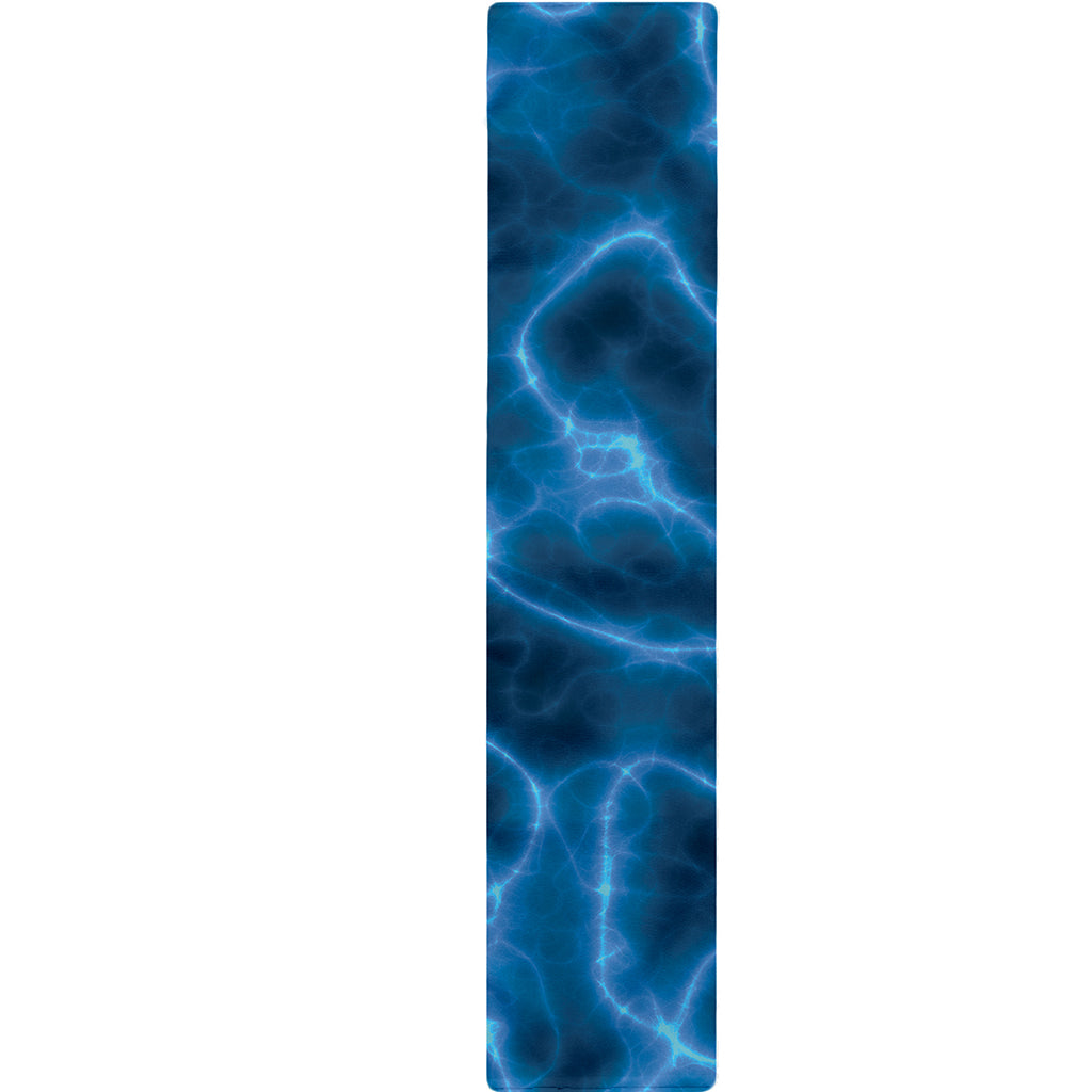 Blue Plasma Print Table Runner