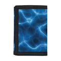 Blue Plasma Print Trifold Wallet