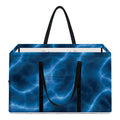 Blue Plasma Print Utility Tote Bag