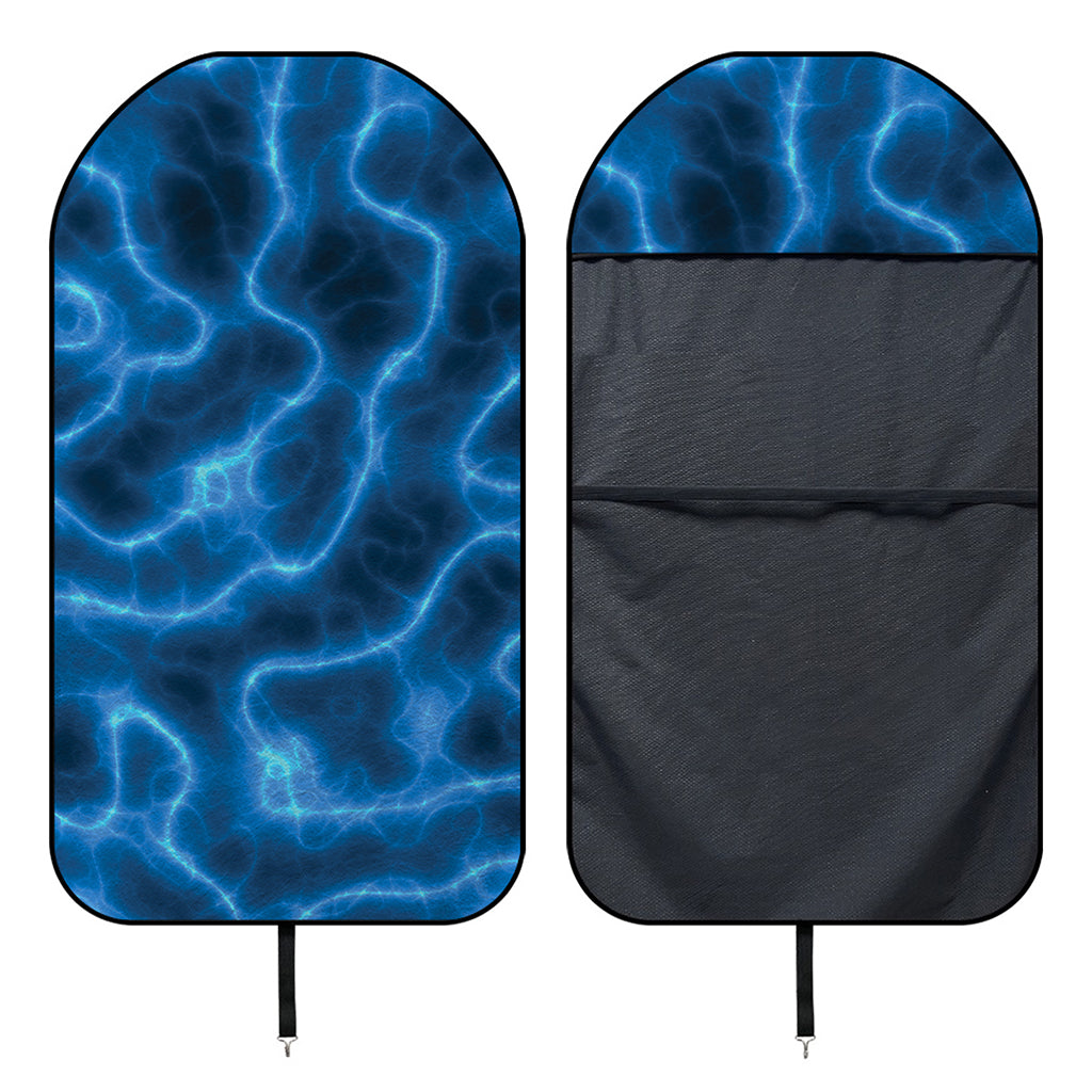 Blue Plasma Print Waterproof Car Seat Cover