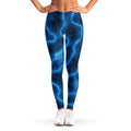 Blue Plasma Print Women's Leggings