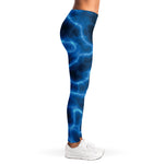 Blue Plasma Print Women's Leggings