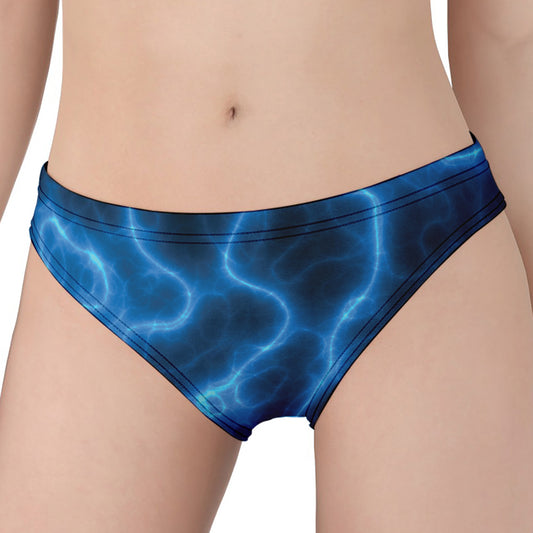Blue Plasma Print Women's Panties