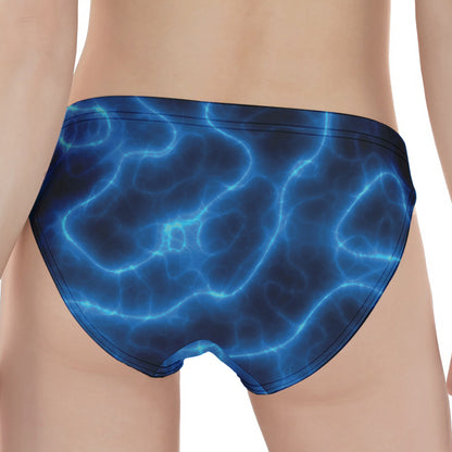 Blue Plasma Print Women's Panties