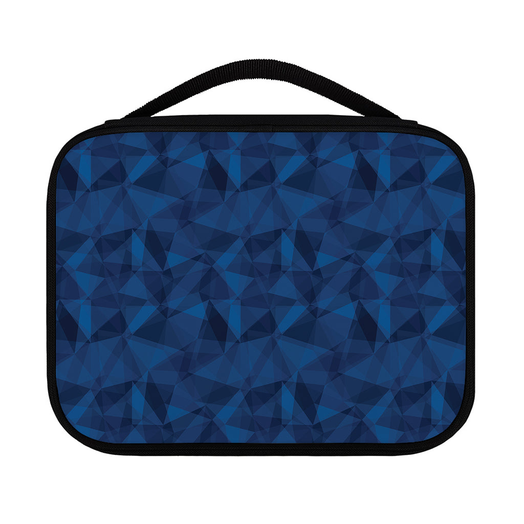 Blue Polygonal Geometric Print Classic Bible Case