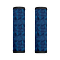 Blue Polygonal Geometric Print Handle Covers