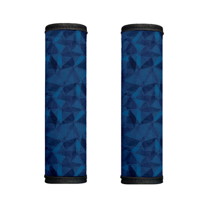Blue Polygonal Geometric Print Handle Covers