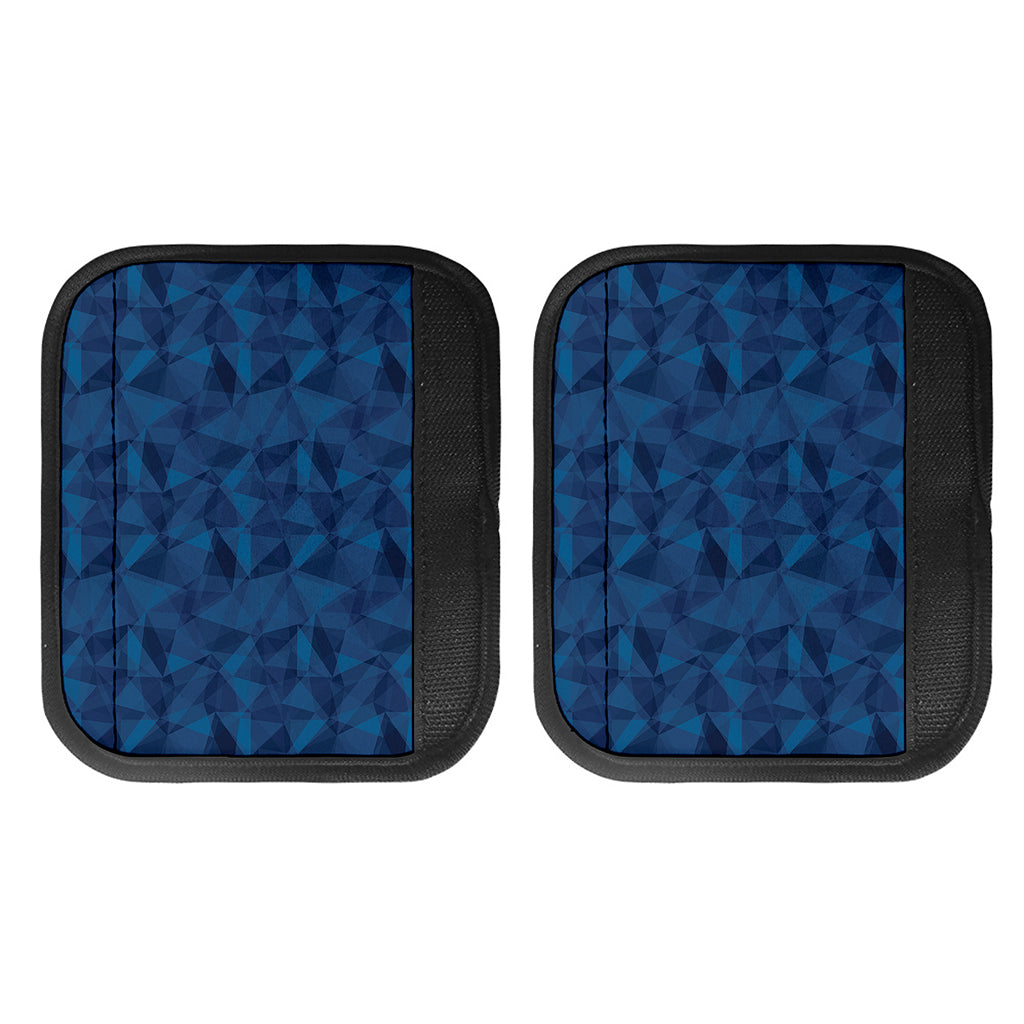 Blue Polygonal Geometric Print Handle Covers