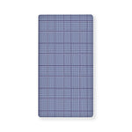 Blue Prince of Wales Check Print Baby Crib Sheet