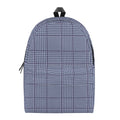 Blue Prince of Wales Check Print School Backpack