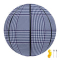 Blue Prince of Wales Check Print Basketball