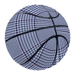 Blue Prince of Wales Check Print Basketball