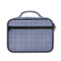 Blue Prince of Wales Check Print Briefcase Bible Bag
