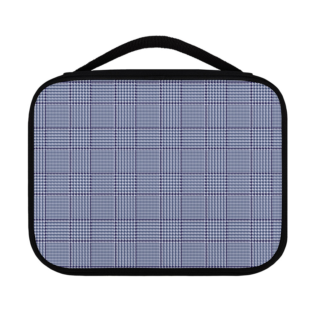 Blue Prince of Wales Check Print Classic Bible Case