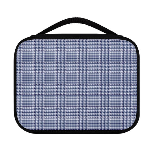 Blue Prince of Wales Check Print Classic Bible Case
