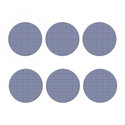 Blue Prince of Wales Check Print Coaster Set