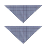 Blue Prince of Wales Check Print Dog Bandana