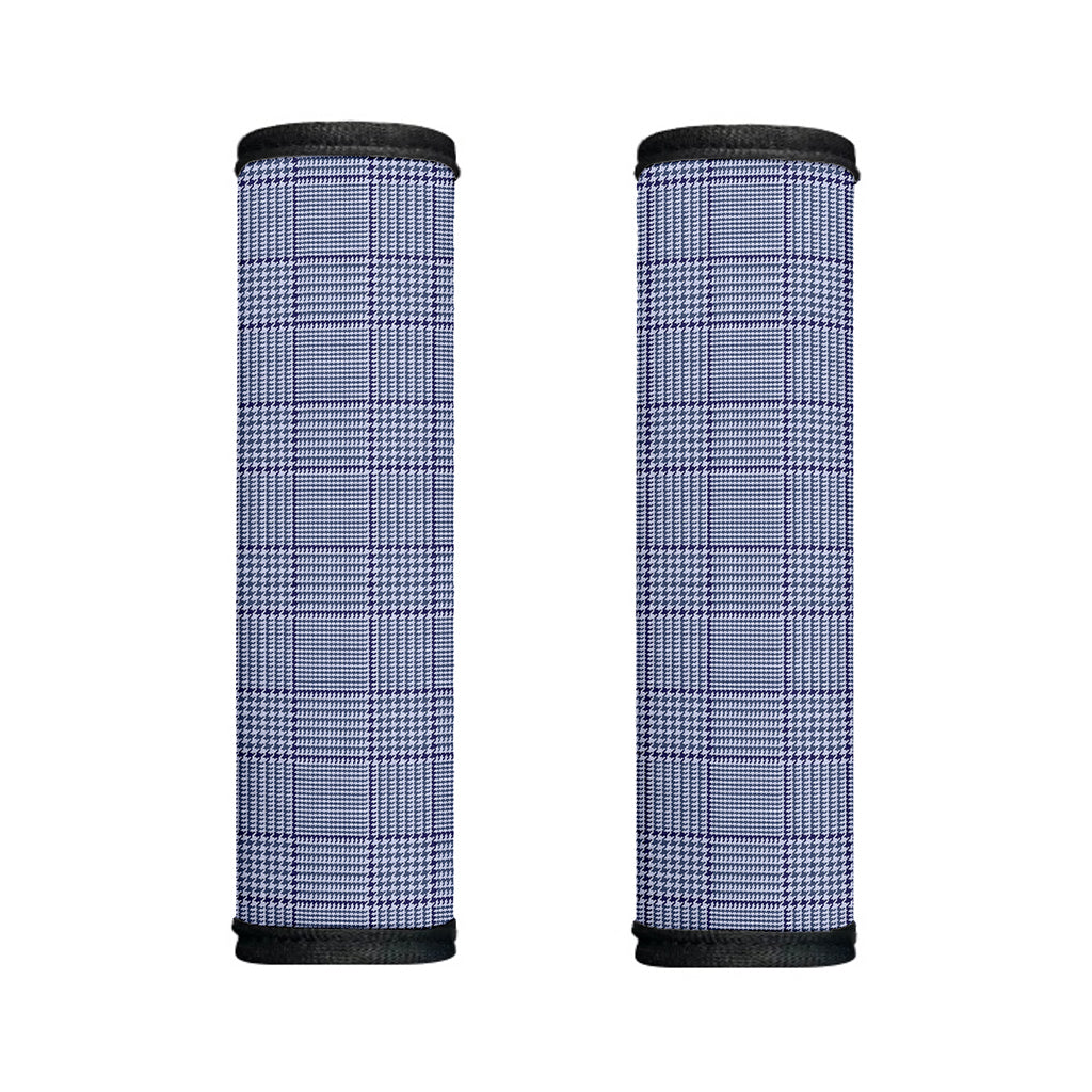 Blue Prince of Wales Check Print Handle Covers