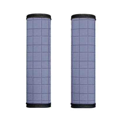 Blue Prince of Wales Check Print Handle Covers