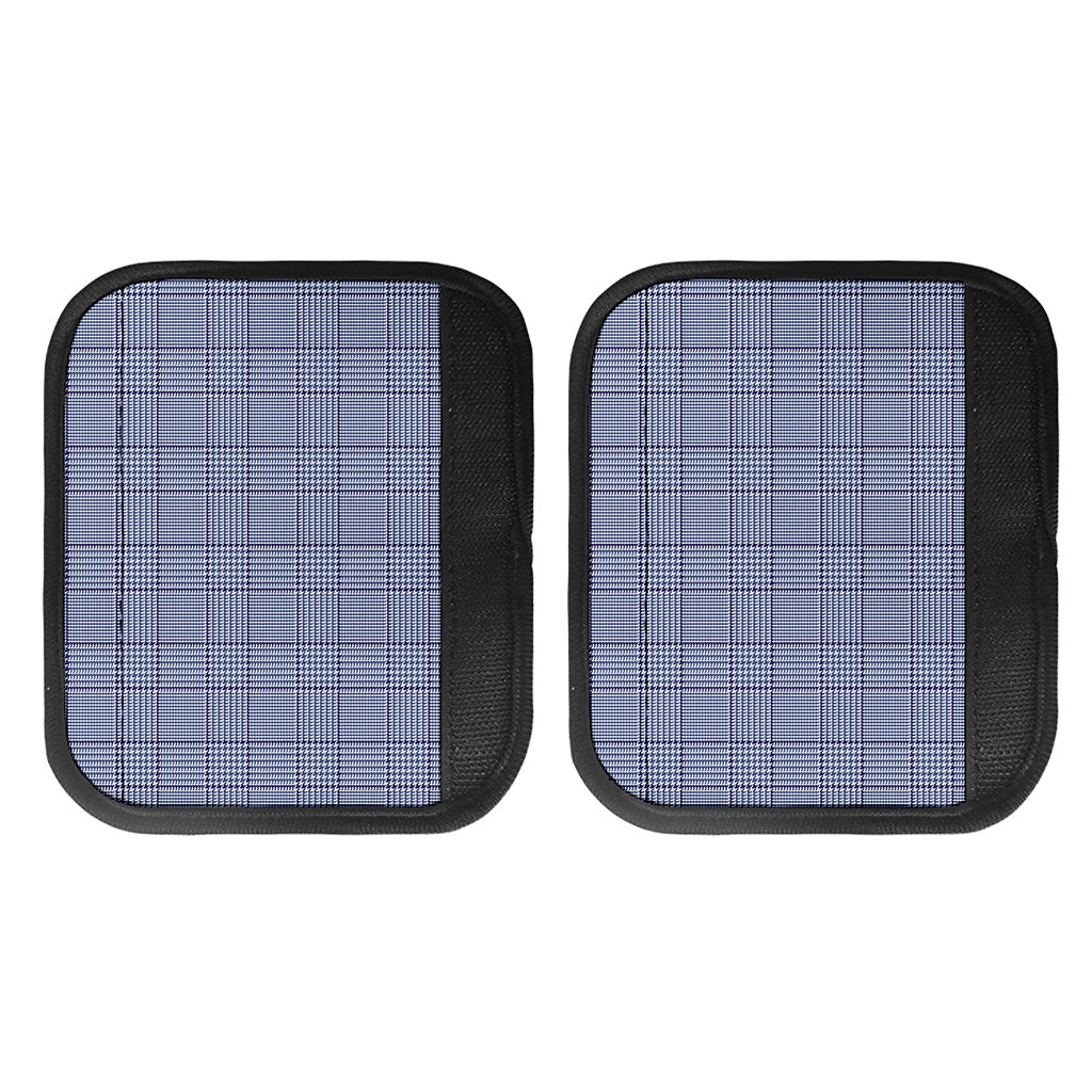 Blue Prince of Wales Check Print Handle Covers