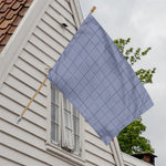 Blue Prince of Wales Check Print House Flag