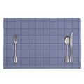 Blue Prince of Wales Check Print Placemat