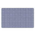 Blue Prince of Wales Check Print Polyester Doormat
