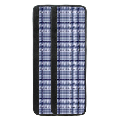 Blue Prince of Wales Check Print Refrigerator Handle Covers