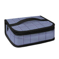 Blue Prince of Wales Check Print Small Lunch Bag