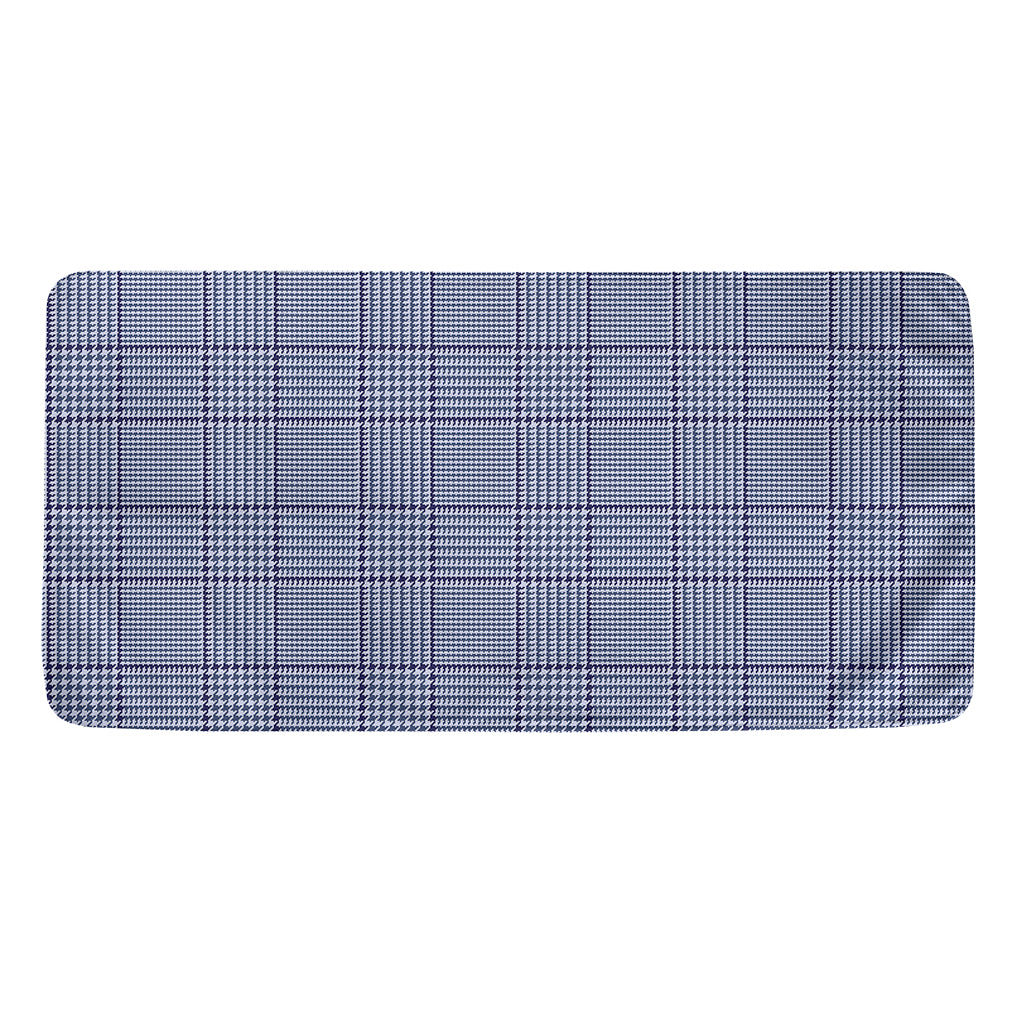 Blue Prince of Wales Check Print Towel