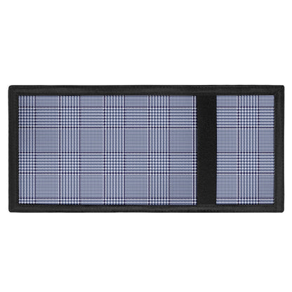 Blue Prince of Wales Check Print Trifold Wallet