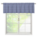 Blue Prince of Wales Check Print Window Valance