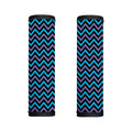Blue Purple And Black Chevron Print Handle Covers
