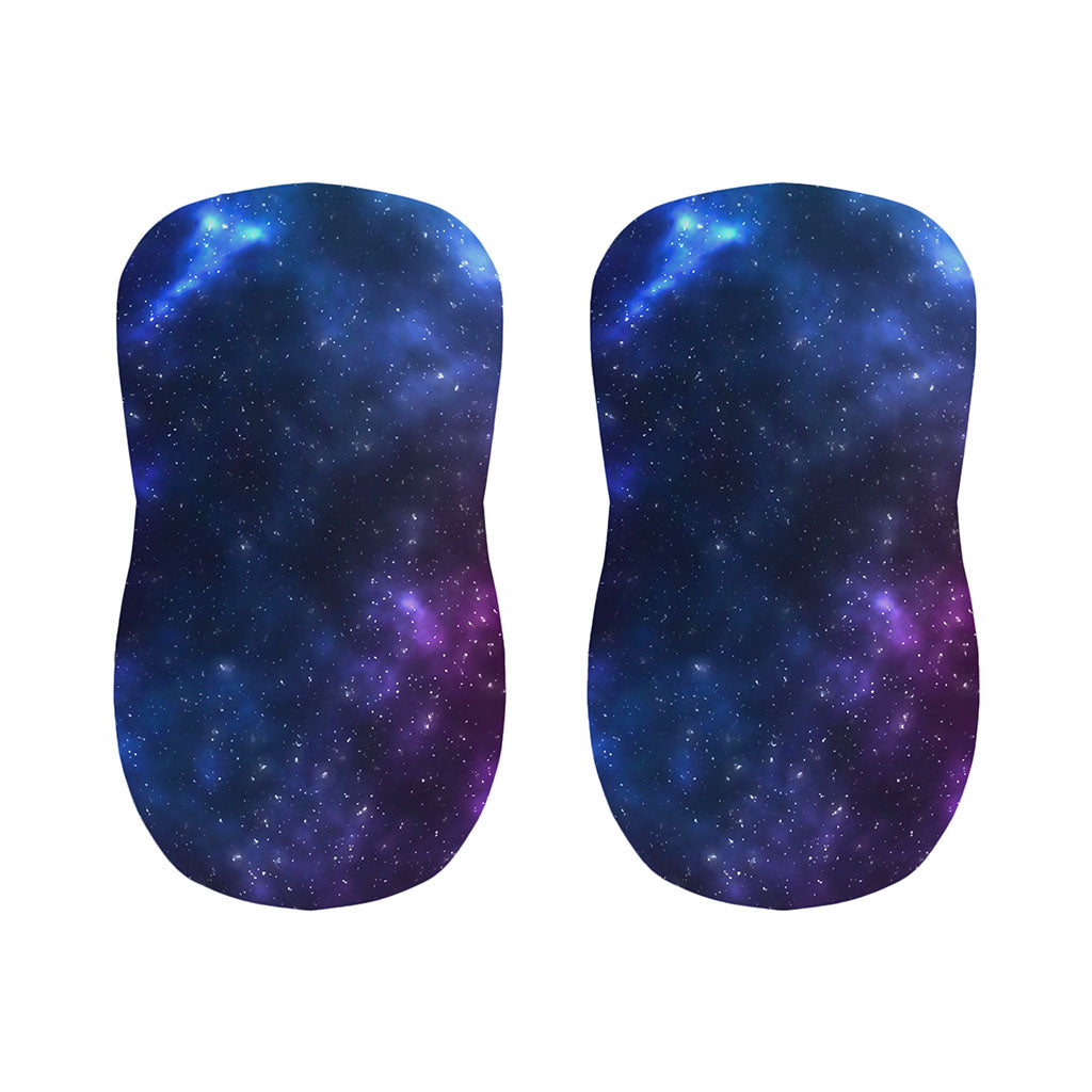 Blue Purple Cosmic Galaxy Space Print Bar Stool Covers
