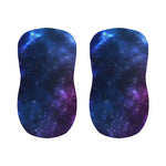 Blue Purple Cosmic Galaxy Space Print Bar Stool Covers