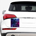 Blue Purple Cosmic Galaxy Space Print Car Sticker