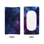 Blue Purple Cosmic Galaxy Space Print Changing Pad Cover