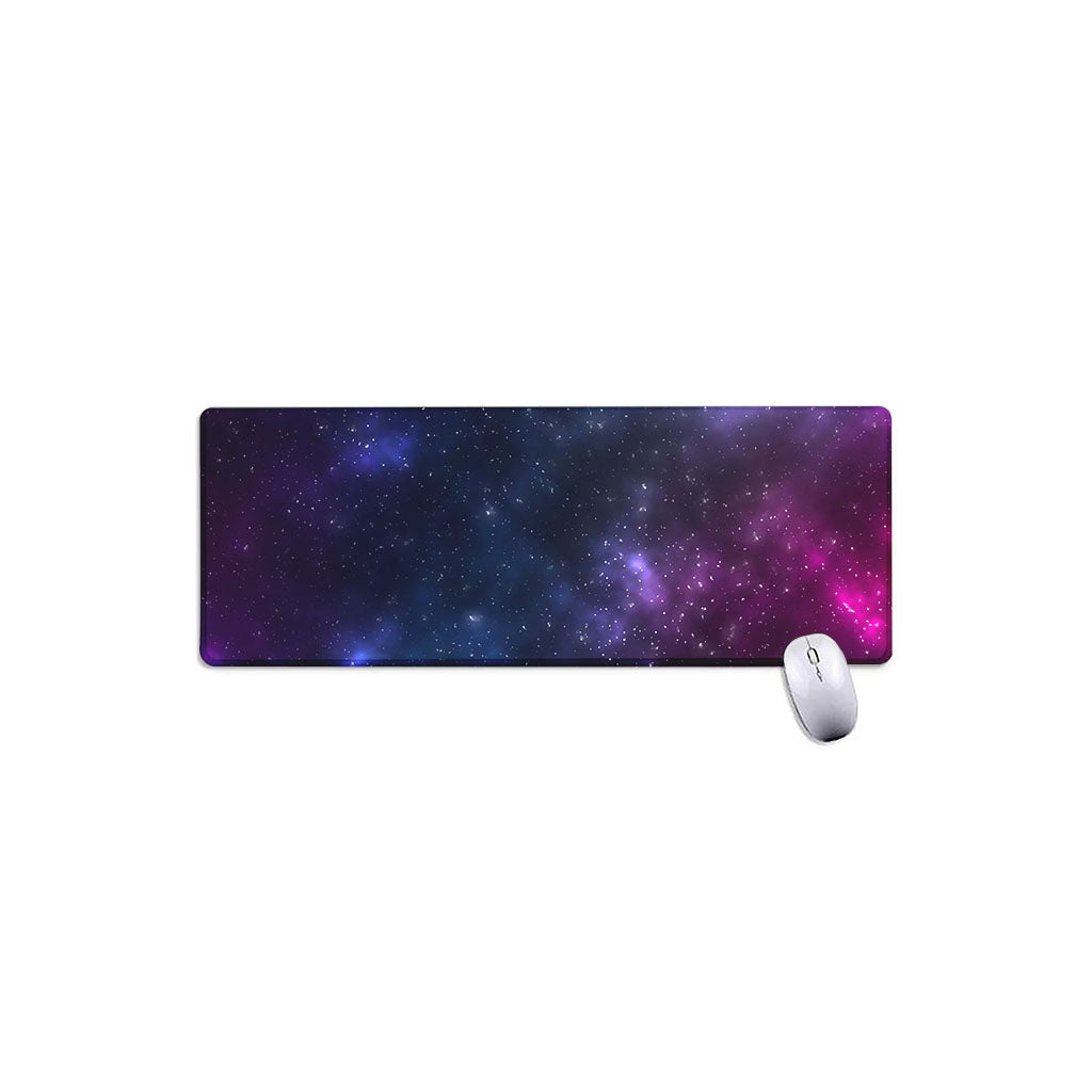 Blue Purple Cosmic Galaxy Space Print Extended Mouse Pad