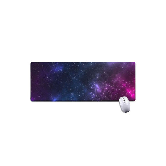 Blue Purple Cosmic Galaxy Space Print Extended Mouse Pad
