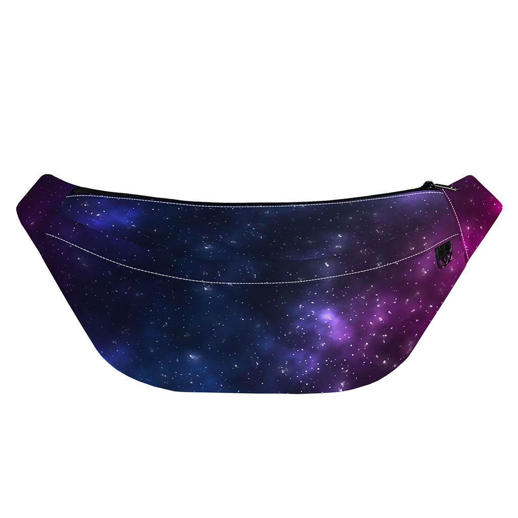 Blue Purple Cosmic Galaxy Space Print Fanny Pack