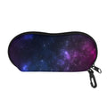 Blue Purple Cosmic Galaxy Space Print Glasses Case