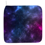 Blue Purple Cosmic Galaxy Space Print Hand Towel