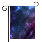 Blue Purple Cosmic Galaxy Space Print House Flag